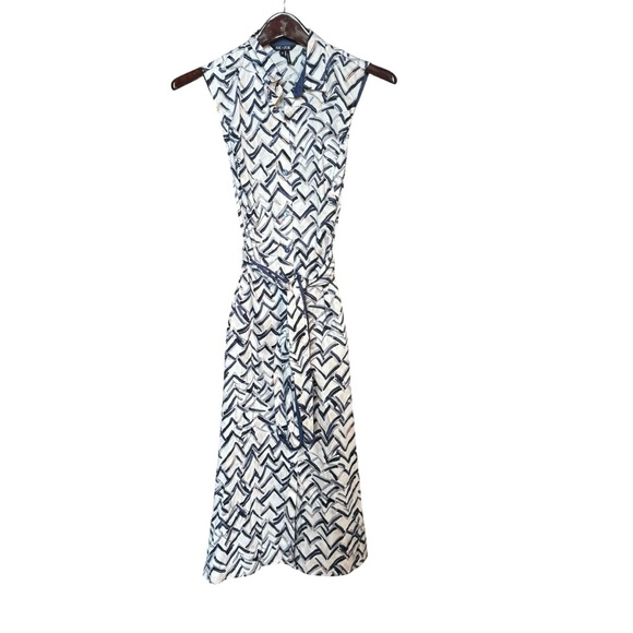 NWT! Nic+Zoe Lookout Shirt Dress White Multi Women's Size XS‎ | MSRP  $198 - Picture 5 of 12